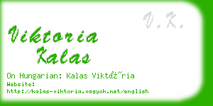 viktoria kalas business card